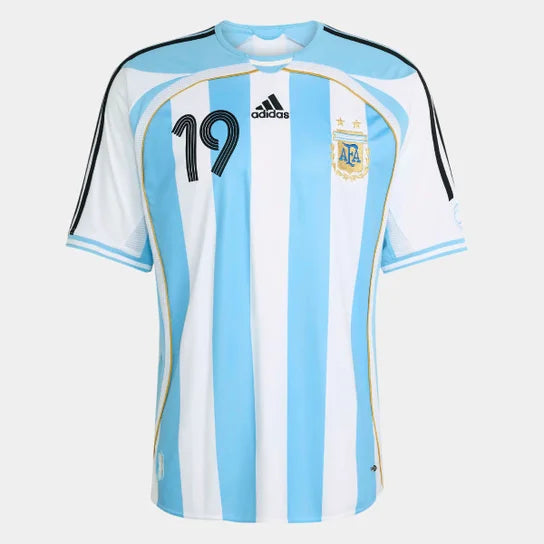 Argentina 06/07 I Home Jersey - Retro Version- Blue /White