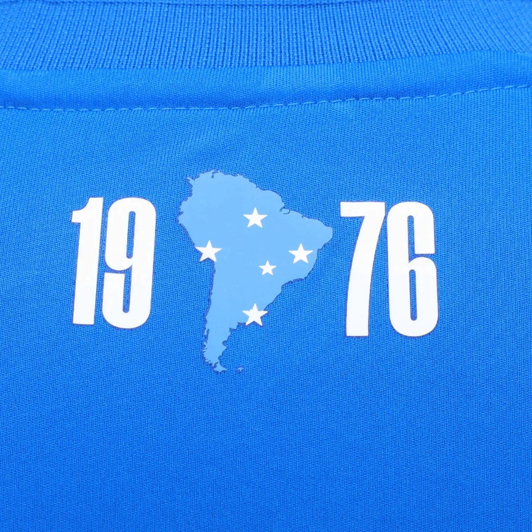 Cruzeiro home soccer jersey 2026/27 fan version in blue with official sponsors - view 4