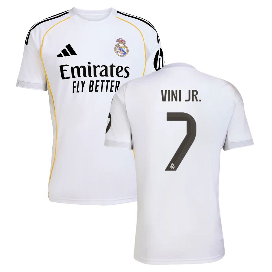 Real Madrid Home Jersey 2025/26 - Vini Jr. #7