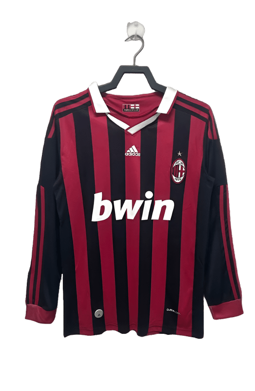 AC Milan 09/10 I Home Jersey - Long Sleeve Retro Version - FutStore