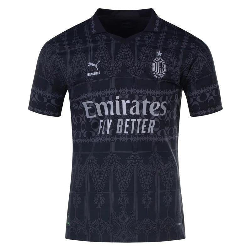 AC Milan 2024 Pleasures Jersey - Player Version - Slim Fit - FutStore