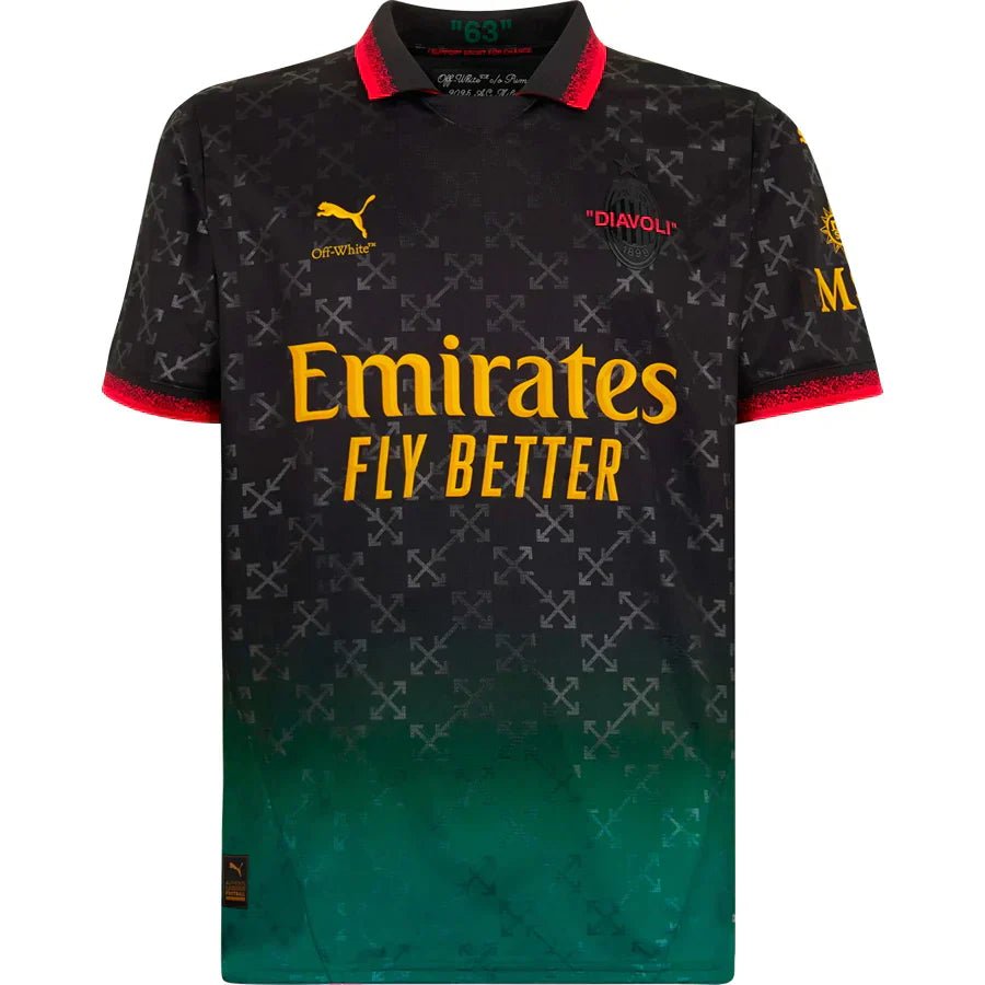 AC Milan 25/26 Commemorative Edition Jersey - Black - Fan Version - FutStore