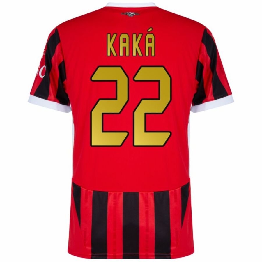AC Milan Kaká 22 Home Fan Jersey 2024/25 UCL UEFA Foundation (Official Printing) - FutStore