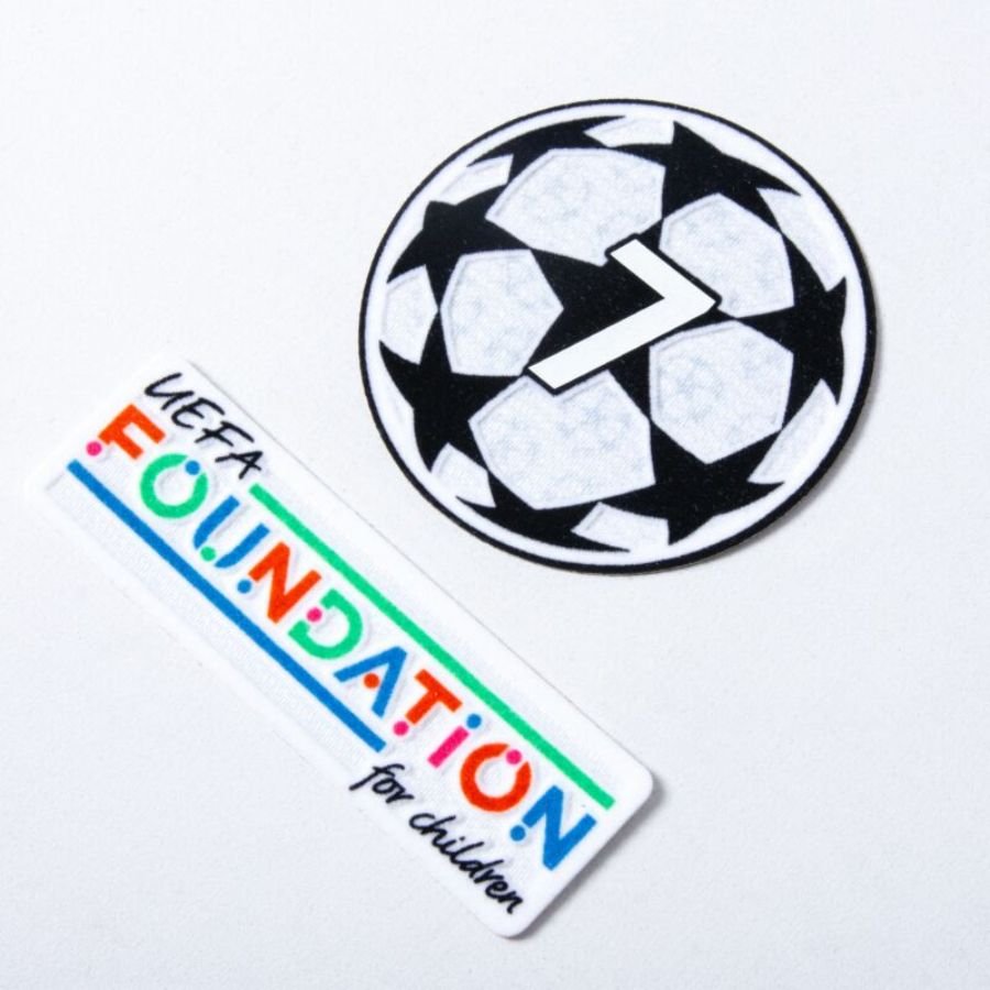 AC Milan Ronaldinho 80 Home Fan Jersey 2024/25 Patches UCL UEFA Foundation (Official Printing) - FutStore