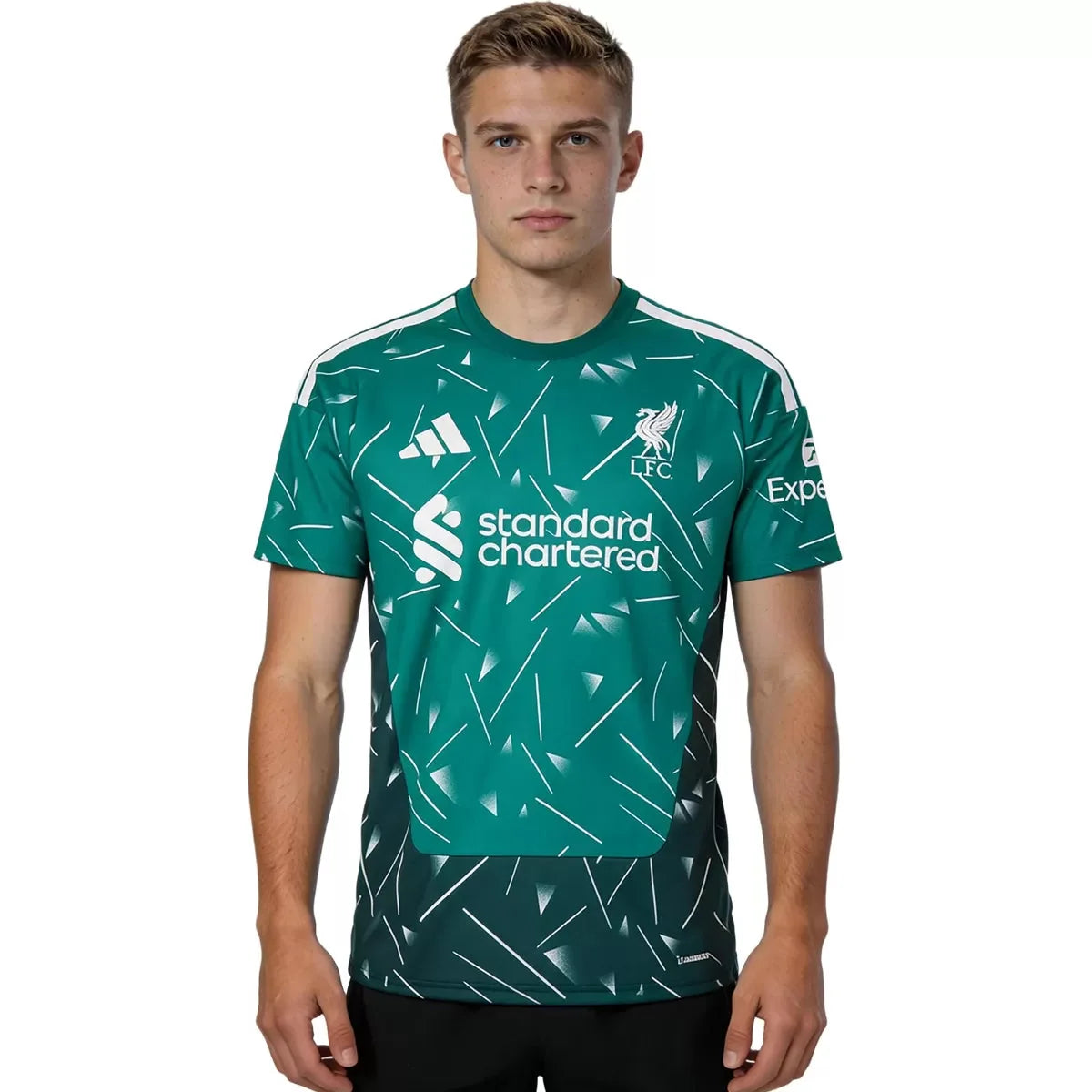 Liverpool goalkeeper soccer jersey 2026/27 fan version with official club crest