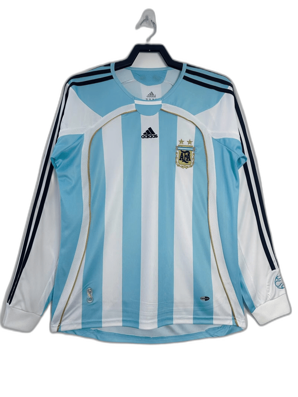 Argentina 06/07 I Home Jersey - Long Sleeve Retro Version - FutStore