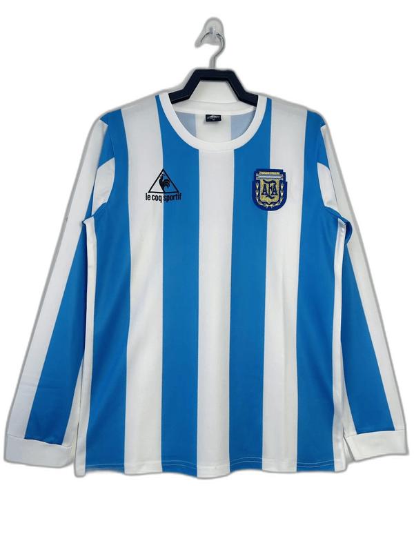 Argentina 1986 I Home Jersey - Long Sleeve Retro Version - FutStore