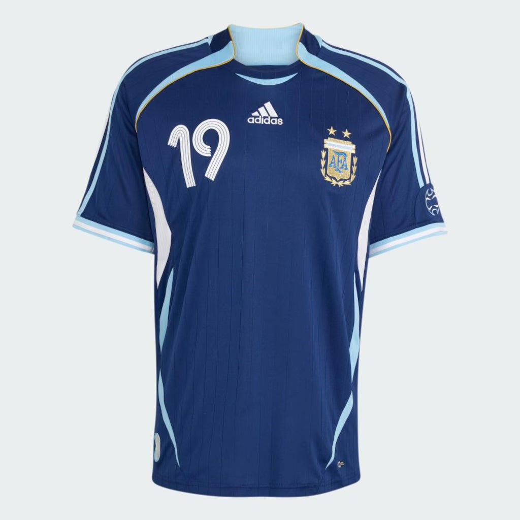 Argentina 2006 Away Retro Jersey with the 19 - The Beginning