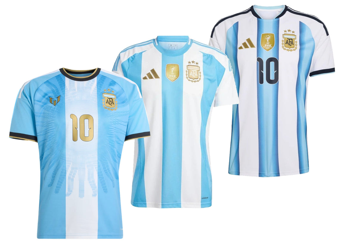 Argentina 3-Pack - Messi Edition, 2022 Home, 2024 Home - FutStore