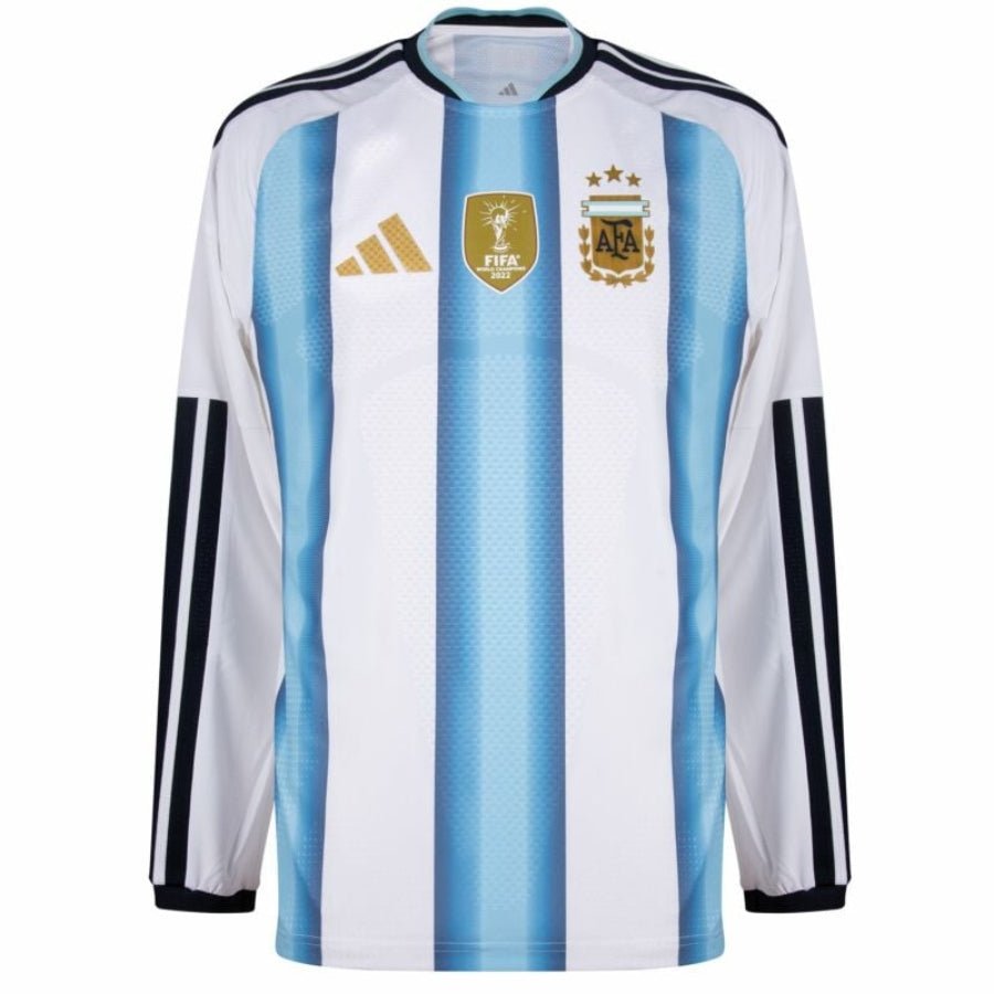 Argentina Home Long Sleeve Fan Jersey Shirt 2026 World Cup - FutStore