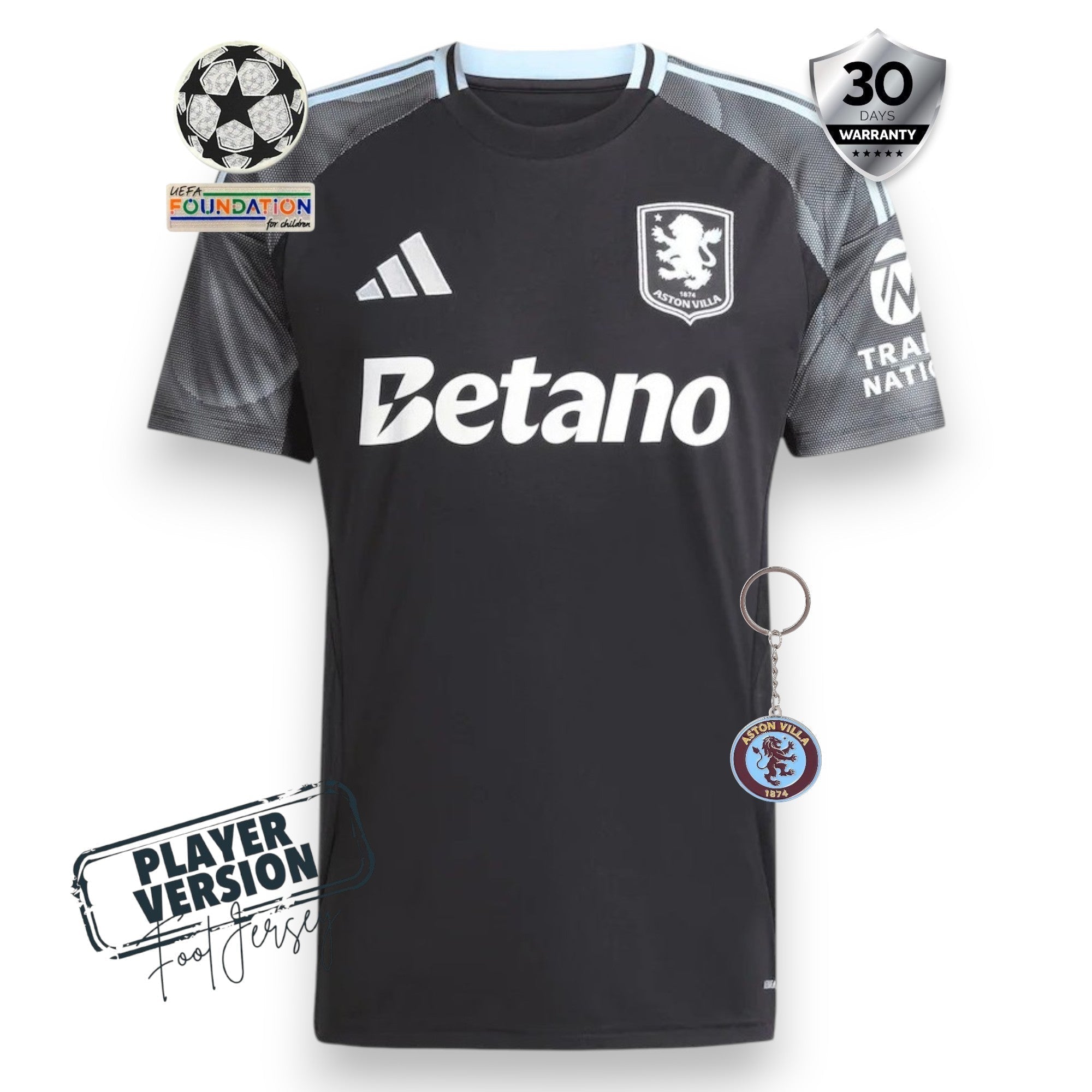 Aston Villa Player Jersey Away 2025/26 - FutStore