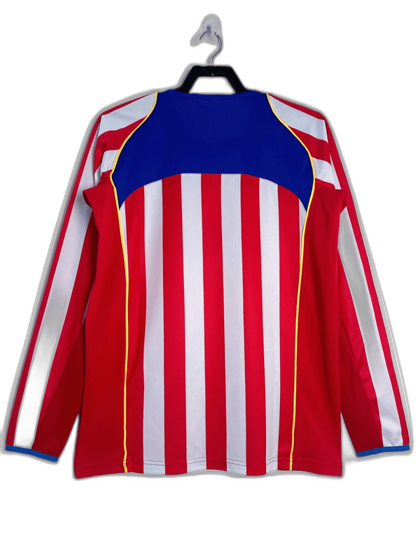 Atletico Madrid 04/05 I Home Jersey - Long Sleeve Retro Version - FutStore