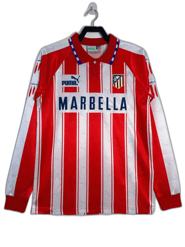 Atletico Madrid 94/95 I Home Jersey - Long Sleeve Retro Version - FutStore