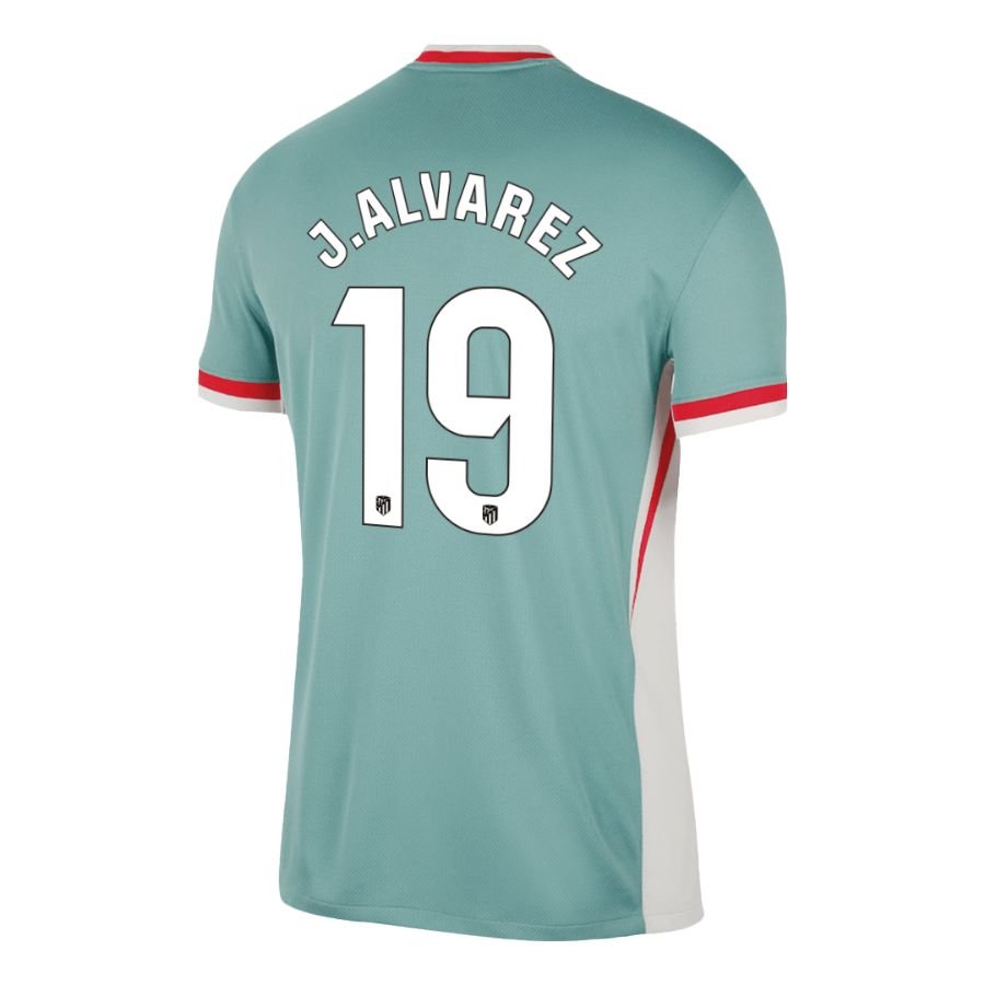 Atlético Madrid Julián Alvarez 19 Away Fan Jersey 2024/25 Patches UCL UEFA Foundation (Official Printing) - FutStore