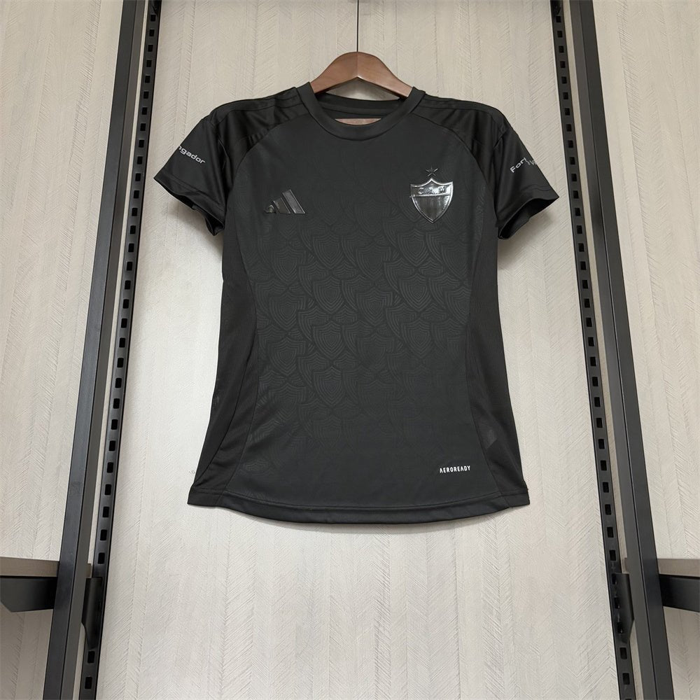 Atletico Mineiro Feminina All Black do GNV Forte e Vingador 2025/26 - FutStore