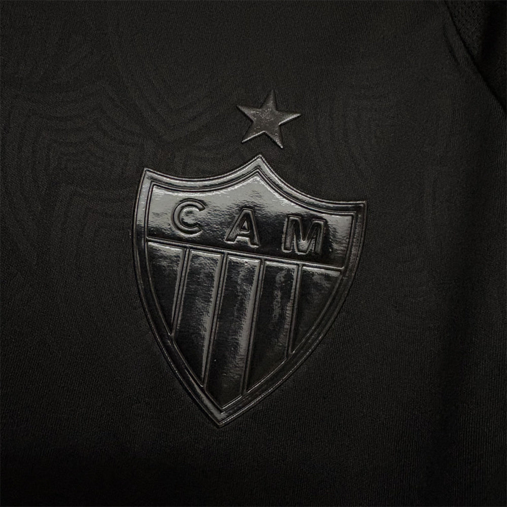 Atletico Mineiro Feminina All Black do GNV Forte e Vingador 2025/26 - FutStore