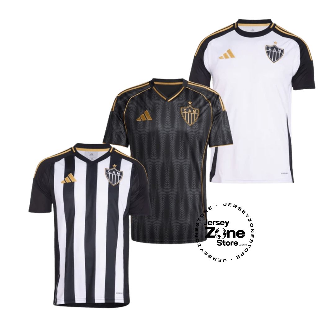 Atletico Mineiro Home, Away e Third 2025/26 - Kit 3 - Fan Version - FutStore