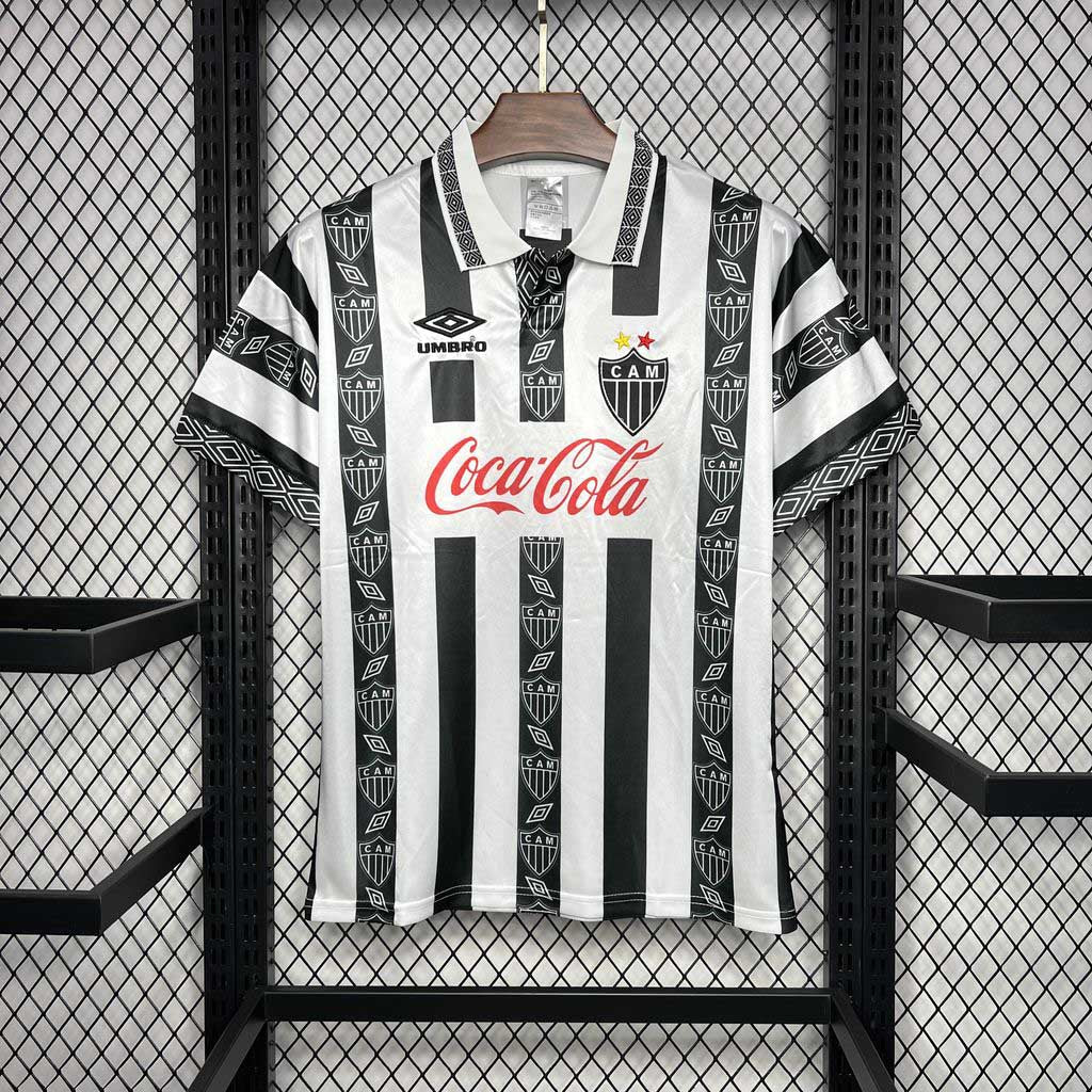 Atletico Mineiro Retro Home 1995/96 Jersey Coca - Cola - Umbro - FutStore