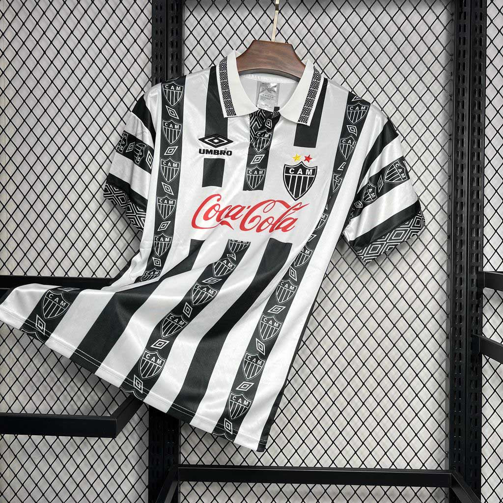 Atletico Mineiro Retro Home 1995/96 Jersey Coca - Cola - Umbro - FutStore