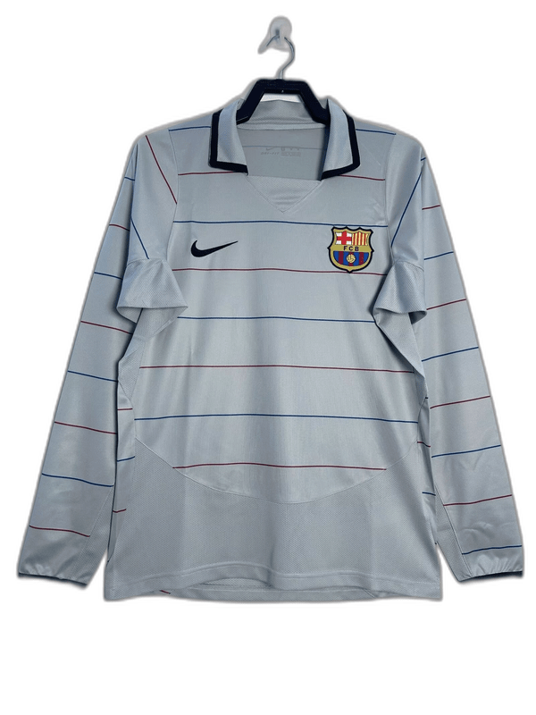 Barcelona 03/04 II Away Jersey - Long Sleeve Retro Version - FutStore