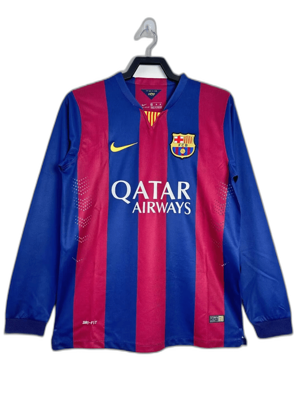 Barcelona 14/15 I Home Long Sleeve - Retro Version - FutStore