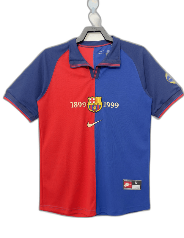 Barcelona 1999 100th Anniversary Edition Jersey - Retro Version - FutStore