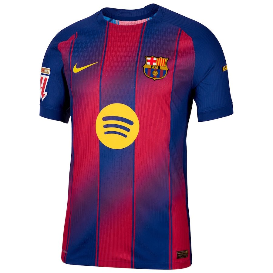 Barcelona 2025/26 Home Jogador Authentic Player [Slim Fit] Player [Slim Fit] Player [Slim Fit] Jersey with Patch - Player - Slim Fit - FutStore