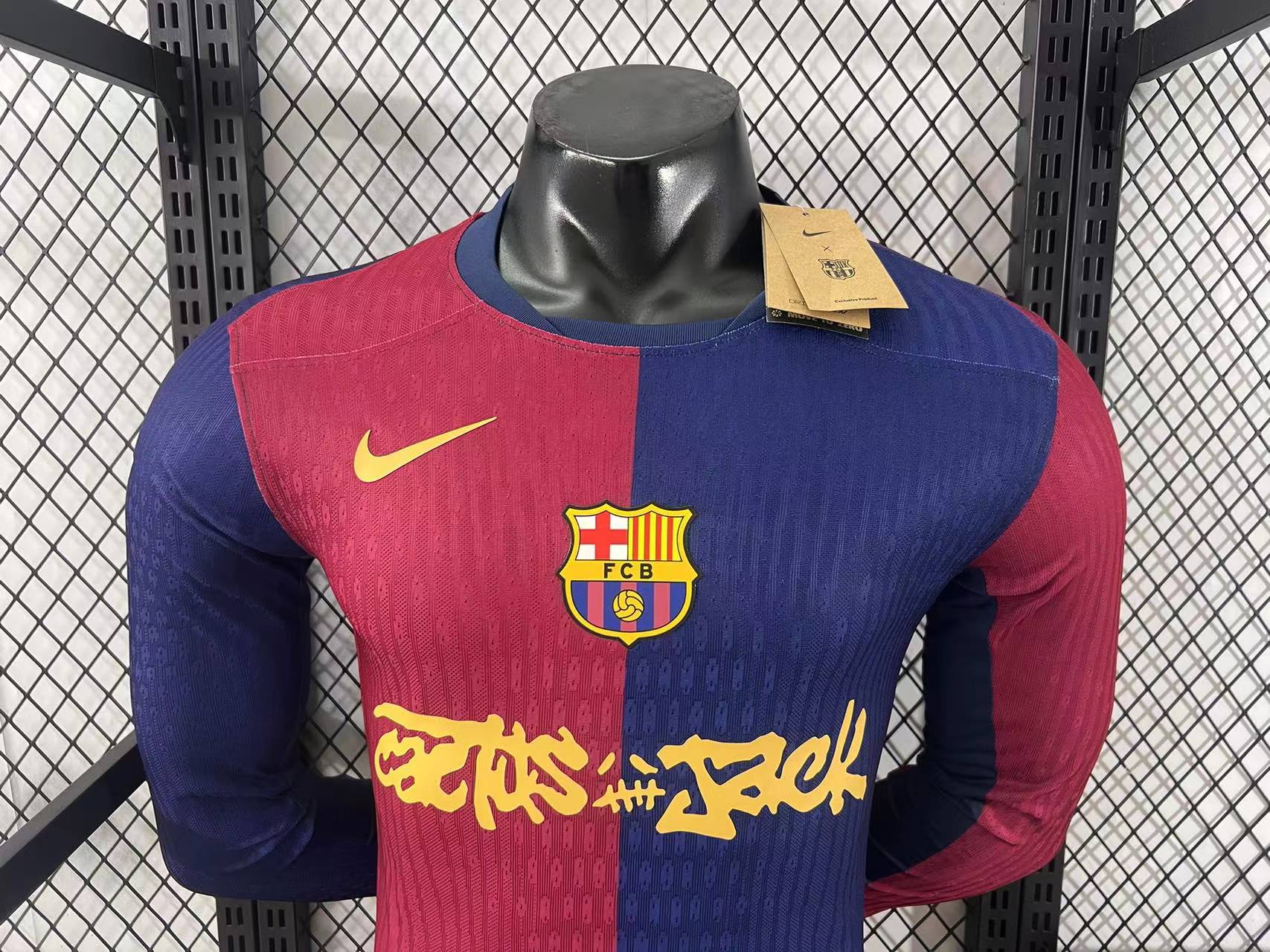 Barcelona 2025/26 Travis Scott Authentic Player [Slim Fit] Player [Slim Fit] Player [Slim Fit] Player Long Sleeve [Slim Fit] - FutStore