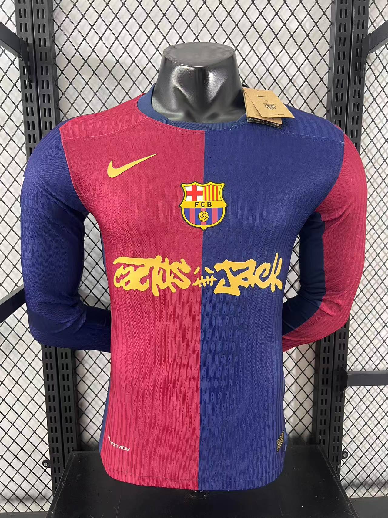 Barcelona 2025/26 Travis Scott Authentic Player [Slim Fit] Player [Slim Fit] Player [Slim Fit] Player Long Sleeve [Slim Fit] - FutStore