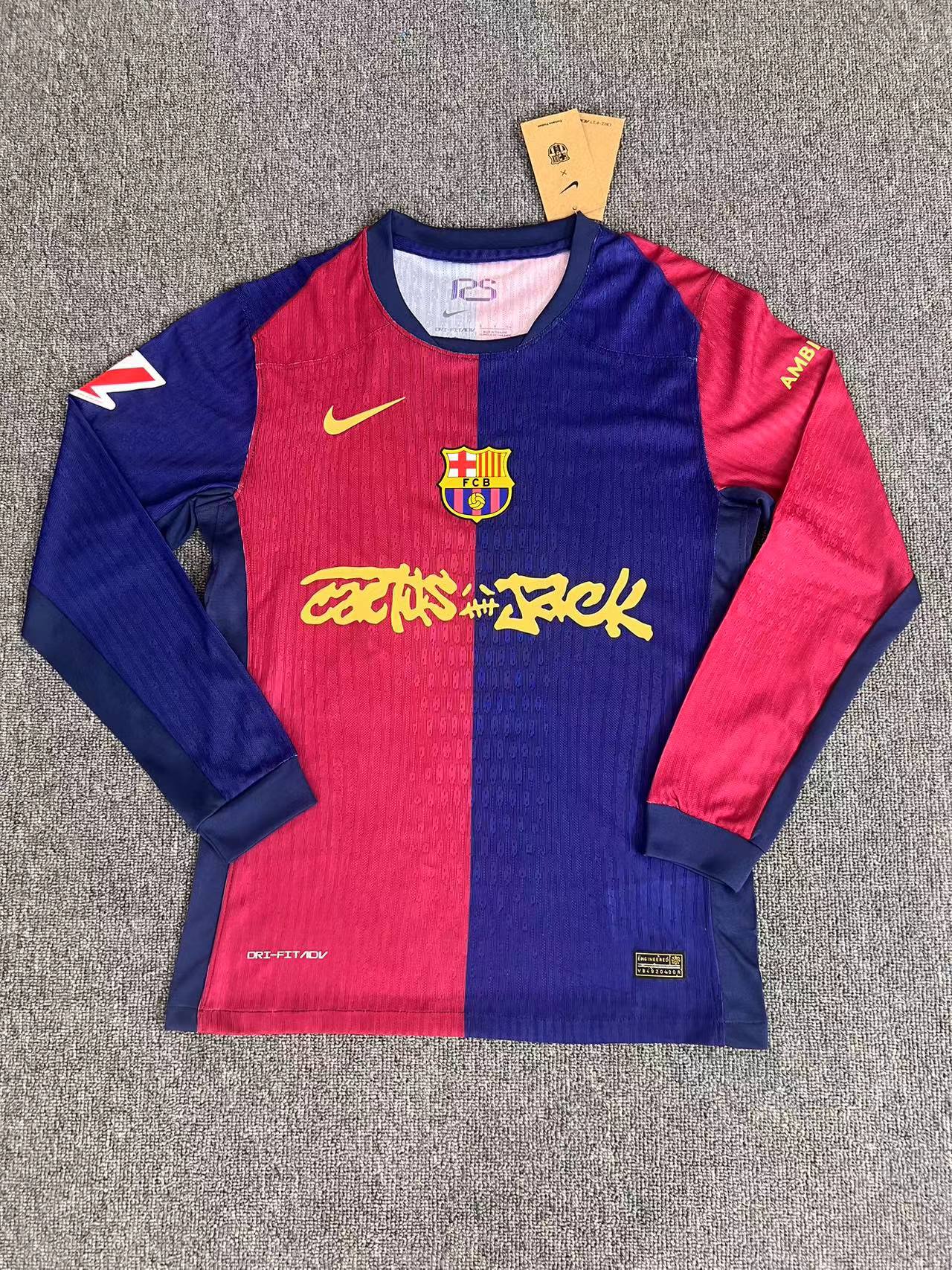 Barcelona 2025/26 Travis Scott Authentic Player [Slim Fit] Player [Slim Fit] Player [Slim Fit] Player Long Sleeve [Slim Fit] - FutStore