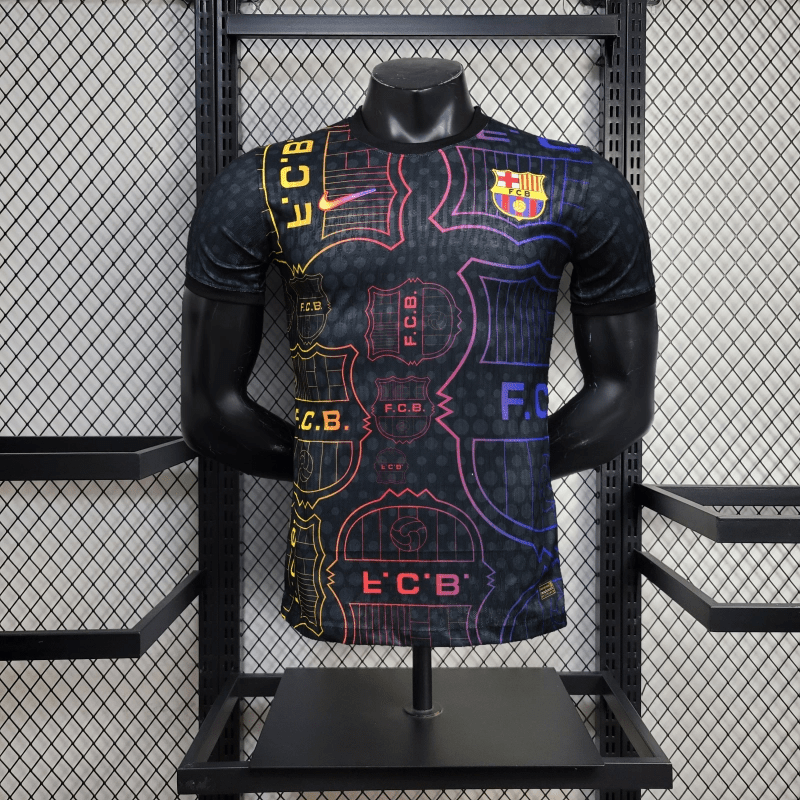 Barcelona 25/26 Special Edition Jersey - Black, Yellow and Red - Player Version - Slim Fit - FutStore