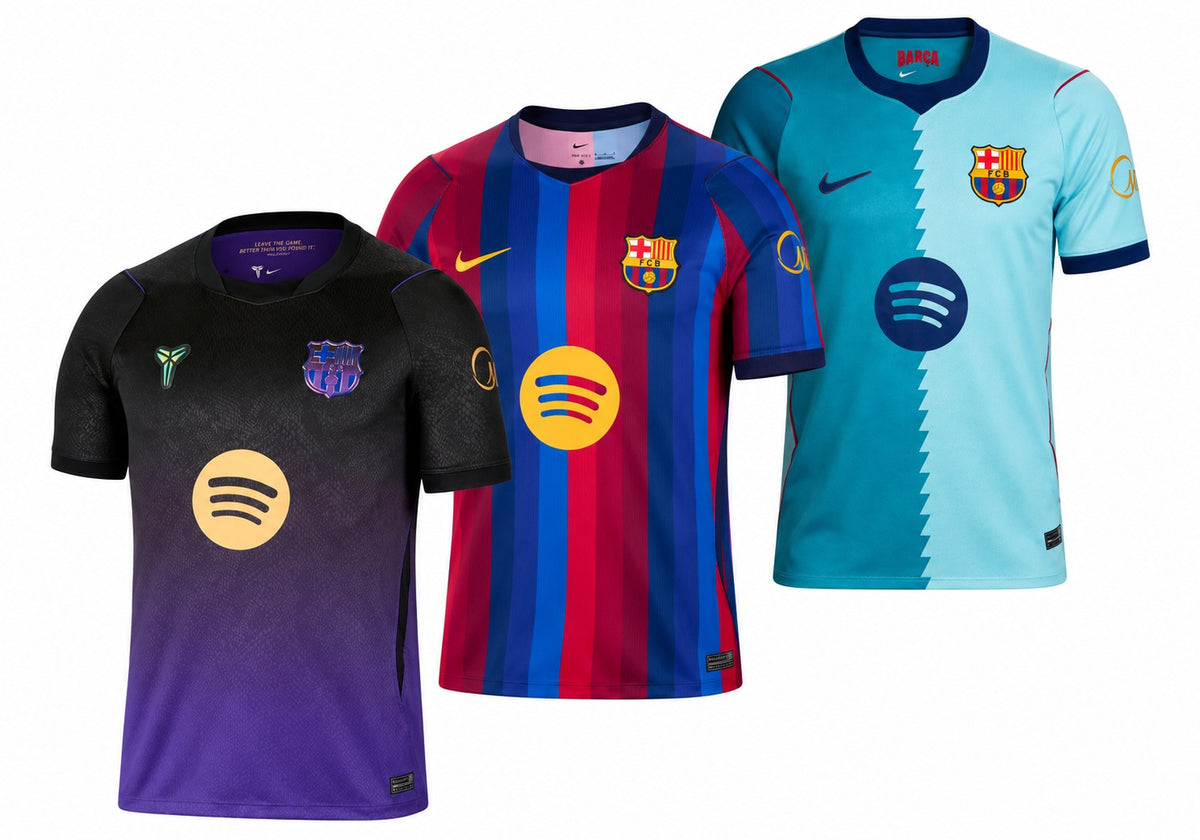 Barcelona 3-Pack 2026/27 - Home, Kobe Away, Third - FutStore