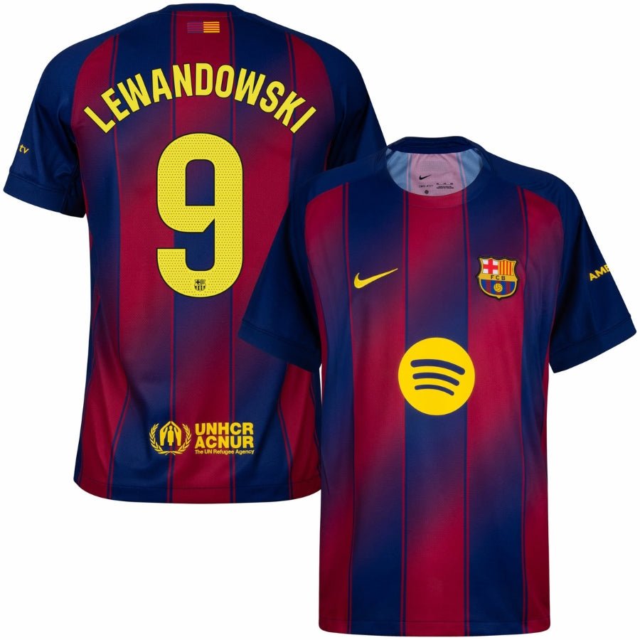 Barcelona Home Lewandowski 9 Home Fan Jersey 2025/26 - FutStore