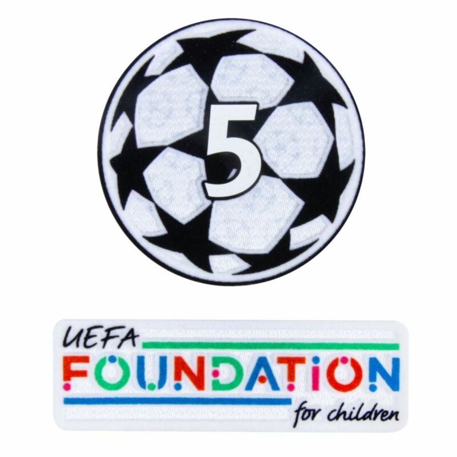 Barcelona Home Long Sleeve 2024/25 Patches UCL UEFA Foundation (Official Printing) - FutStore