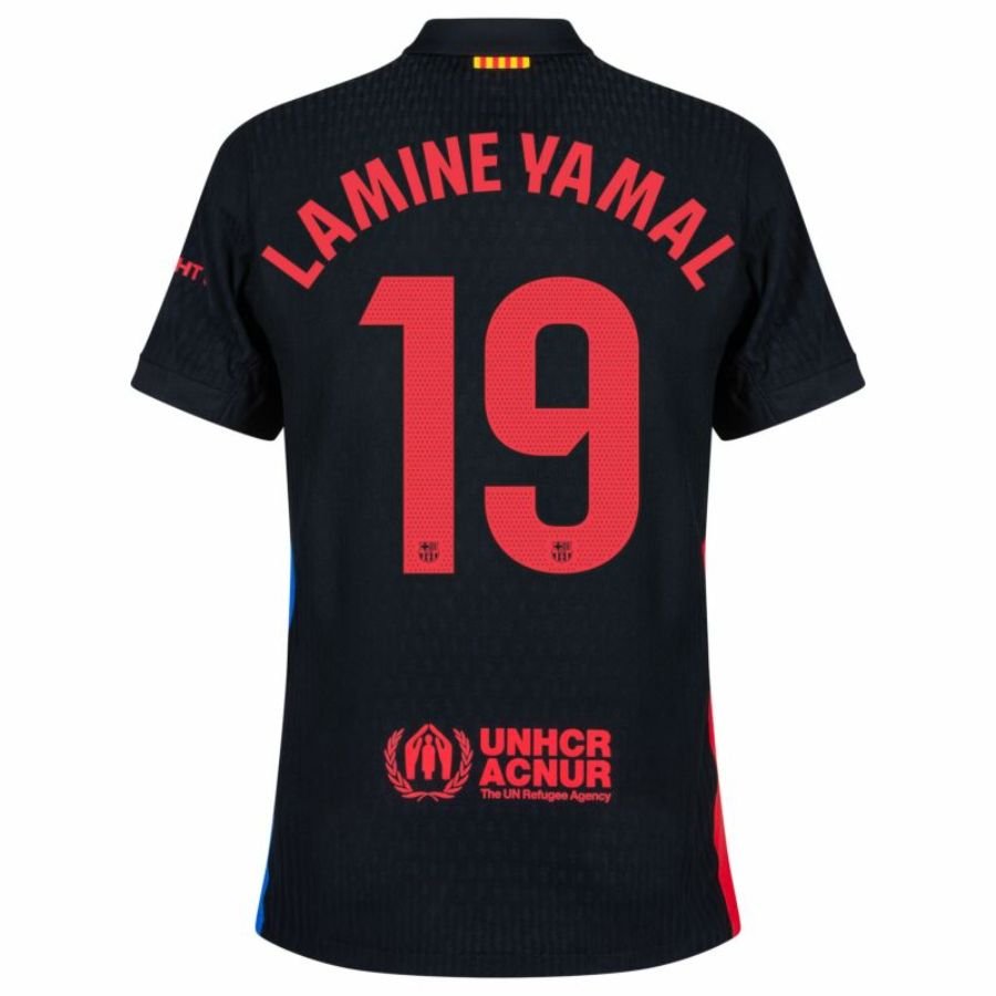 Barcelona Lamine Yamal 19 Away 2024/25 Patches UCL UEFA Foundation (Official Printing) - FutStore