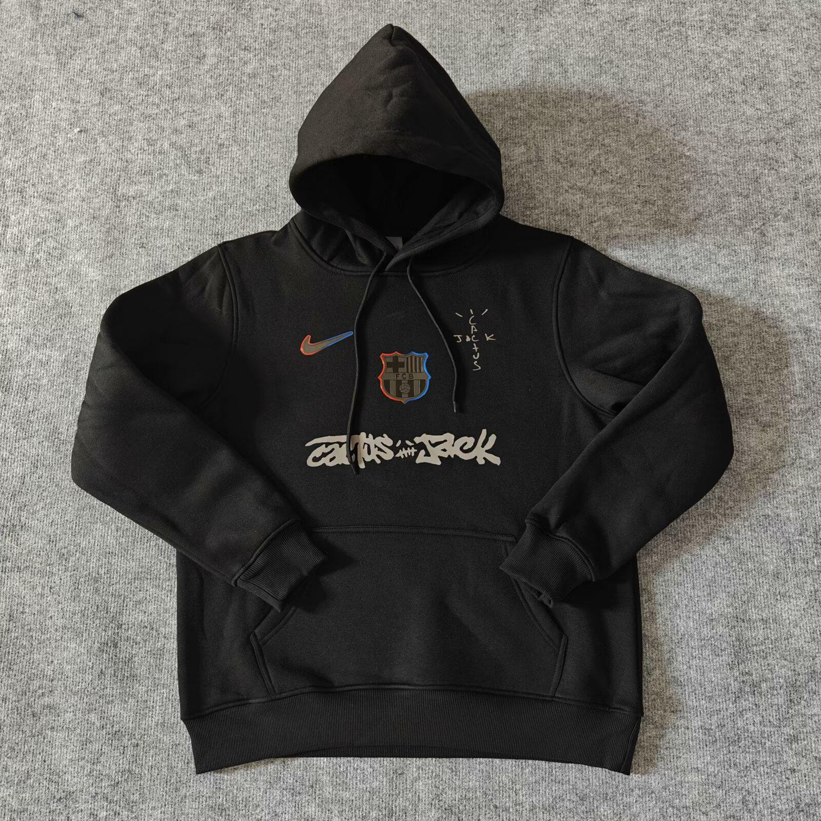 Barcelona Sweatshirt 2025 - Travis Scott Collab Spotify - Black - FutStore