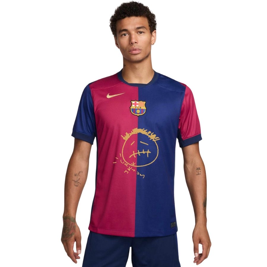 Barcelona Travis Scott Home Fan Jersey 2025/26 Special Edition FC Barcelona Collab With Travis Scott - FutStore
