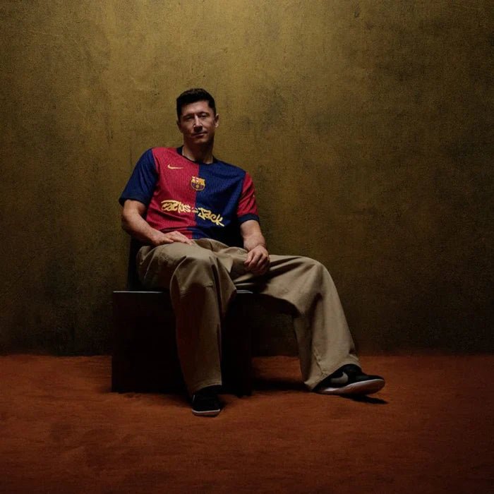 Barcelona Travis Scott Home Fan Jersey 2025/26 Spotify and FC Barcelona Collab With Travis Scott on a Special Cactus Jack - FutStore