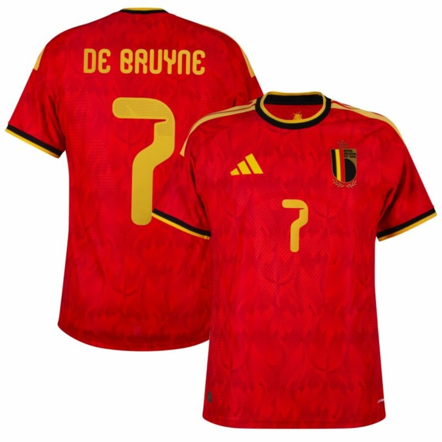 Belgium Home De Bruyne 7 Fan Jersey Shirt 2026 World Cup - FutStore