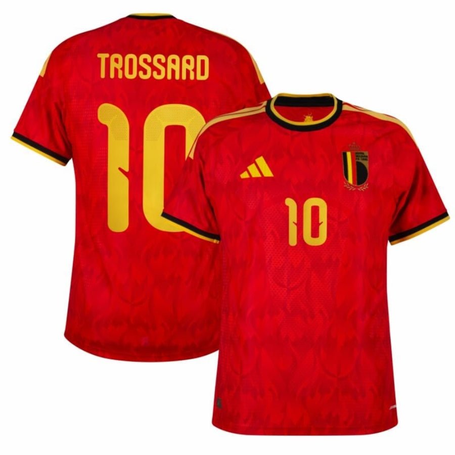 Belgium Home Trossard 10 Fan Jersey Shirt 2026 World Cup - FutStore
