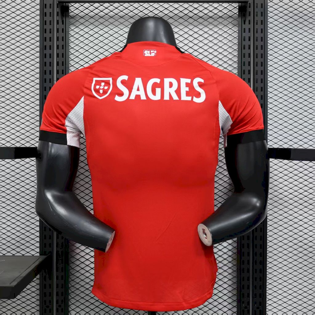 Benfica 2025/26 Home Jersey Player Version - Authentic Player [Slim Fit] Player [Slim Fit] Player [Slim Fit] Slim Fit - FutStore