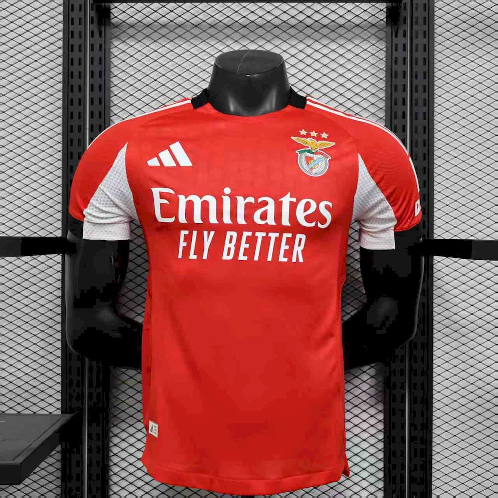 Benfica 2025/26 Home Jersey Player Version - Authentic Player [Slim Fit] Player [Slim Fit] Player [Slim Fit] Slim Fit - FutStore