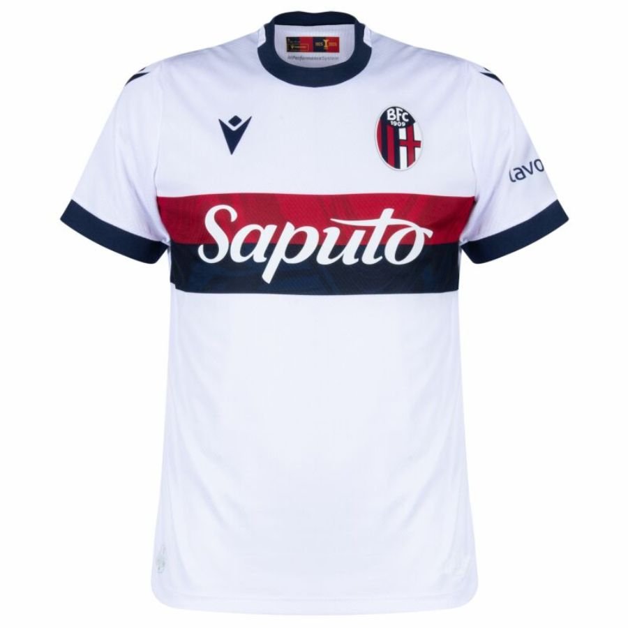 Bologna Away Fan Jersey 2024/25 Patches UCL UEFA Foundation (Official Printing) - FutStore