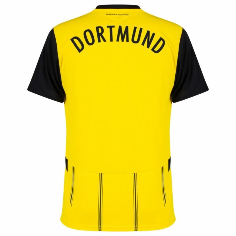Borussia Dortmund Home 2024/25 Patches UCL UEFA Foundation (Official Printing) - FutStore