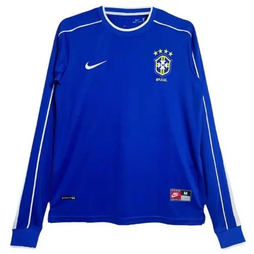 Brazil 1998 I Away Jersey - Long Sleeve Retro Version - FutStore