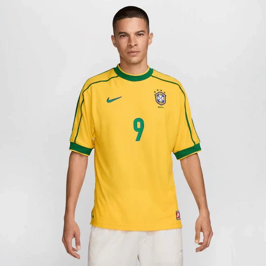 Brazil 1998/99 Retro Jersey – Men’s Edition RONALDO 9 - FutStore