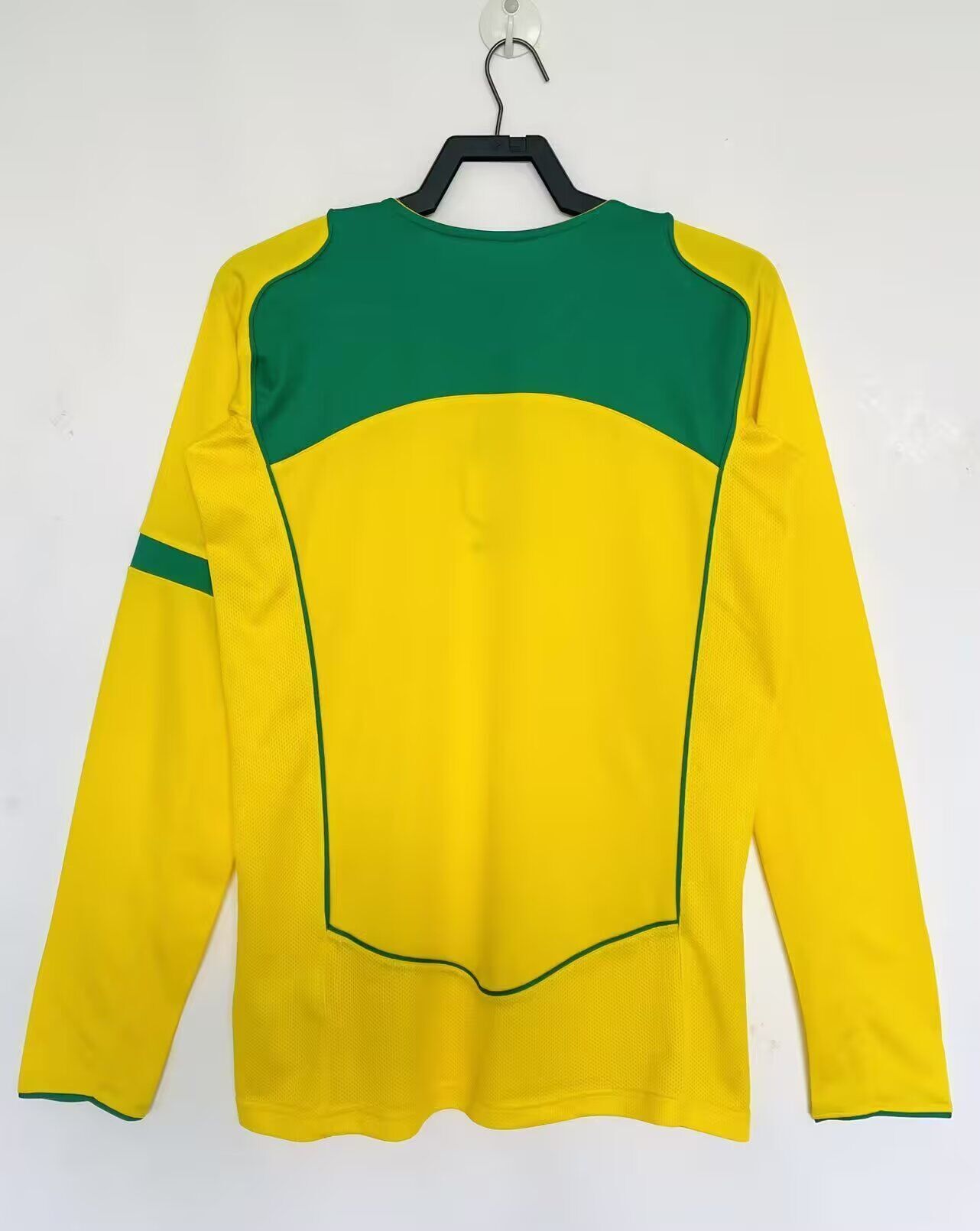 Brazil 2004 I Home Jersey - Brasil Long Sleeve Retro Version - FutStore