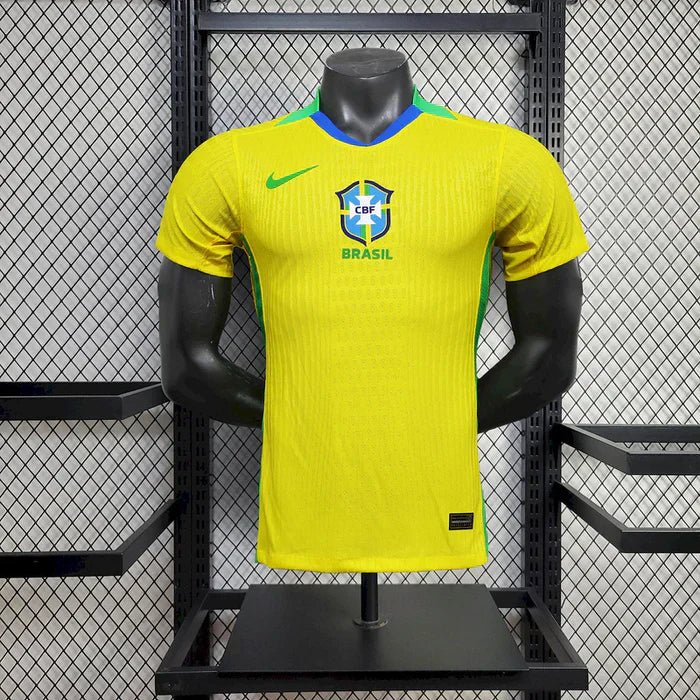 Brazil 2025/26 Home Jersey Player Version - Brasil - Slim Fit - FutStore