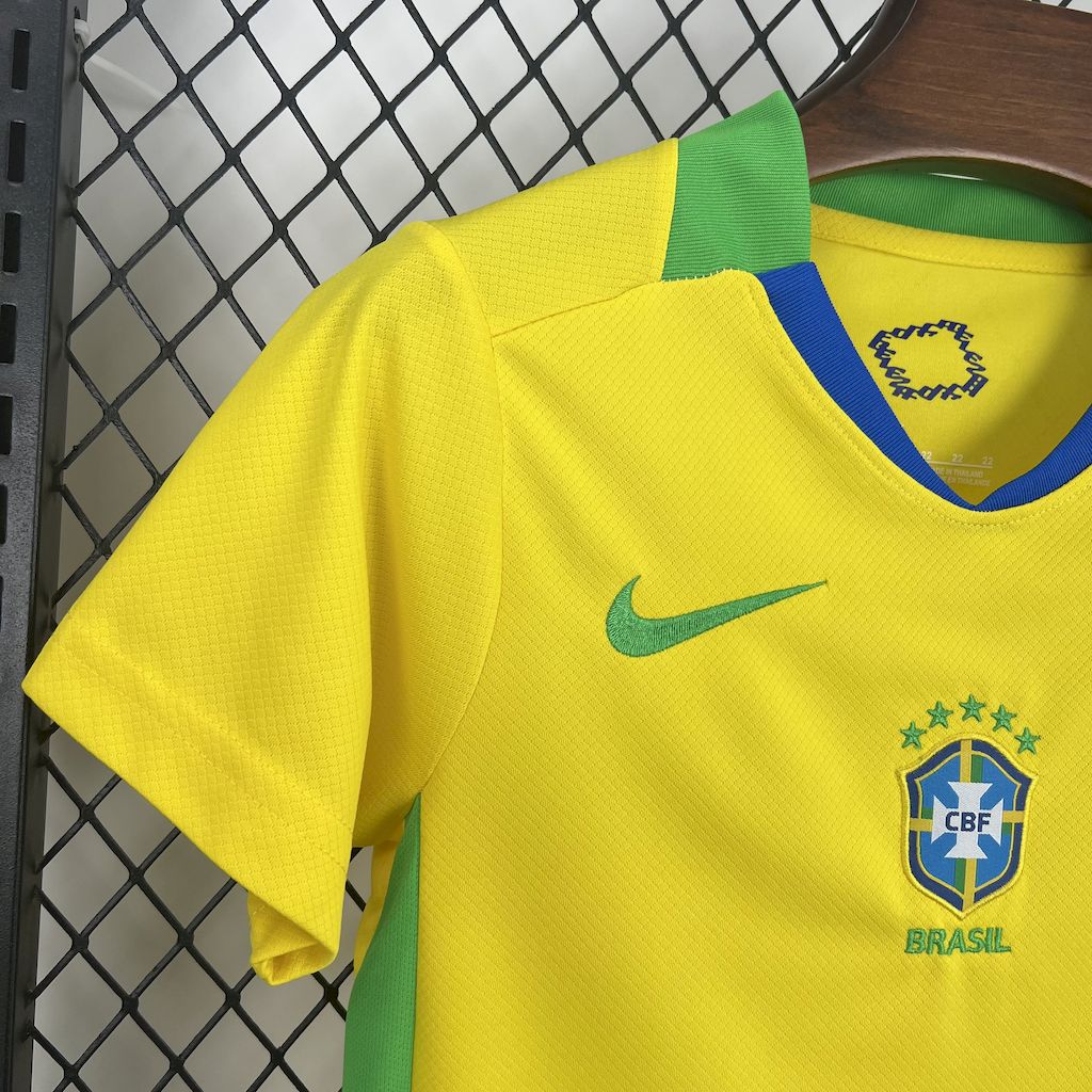 Brazil 2025/26 Home Kids Kit Brasil - FutStore