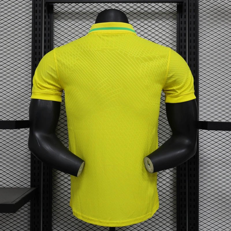 Brazil 25/26 Polo Edition Jersey - Yellow - Player Version - Slim Fit - FutStore